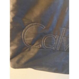 Calvin Klein puffer black bag Spellout 17x15” lightweight